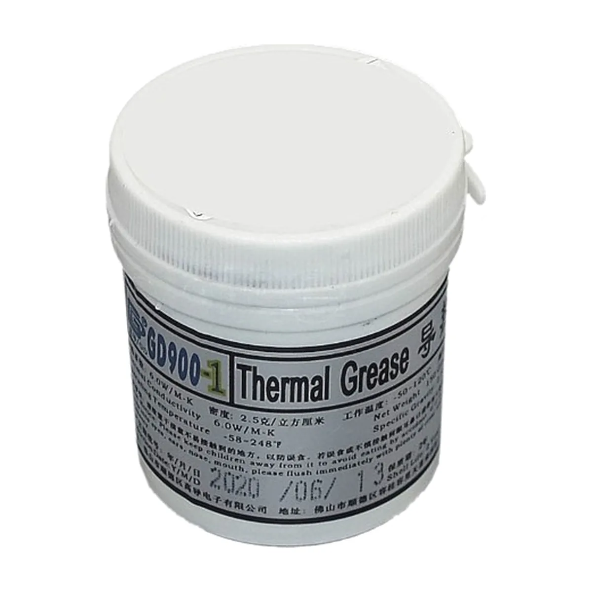 Термопаста GD GD900-1 CN150, 150 г, 6.0 Вт/(м⋅К), банка