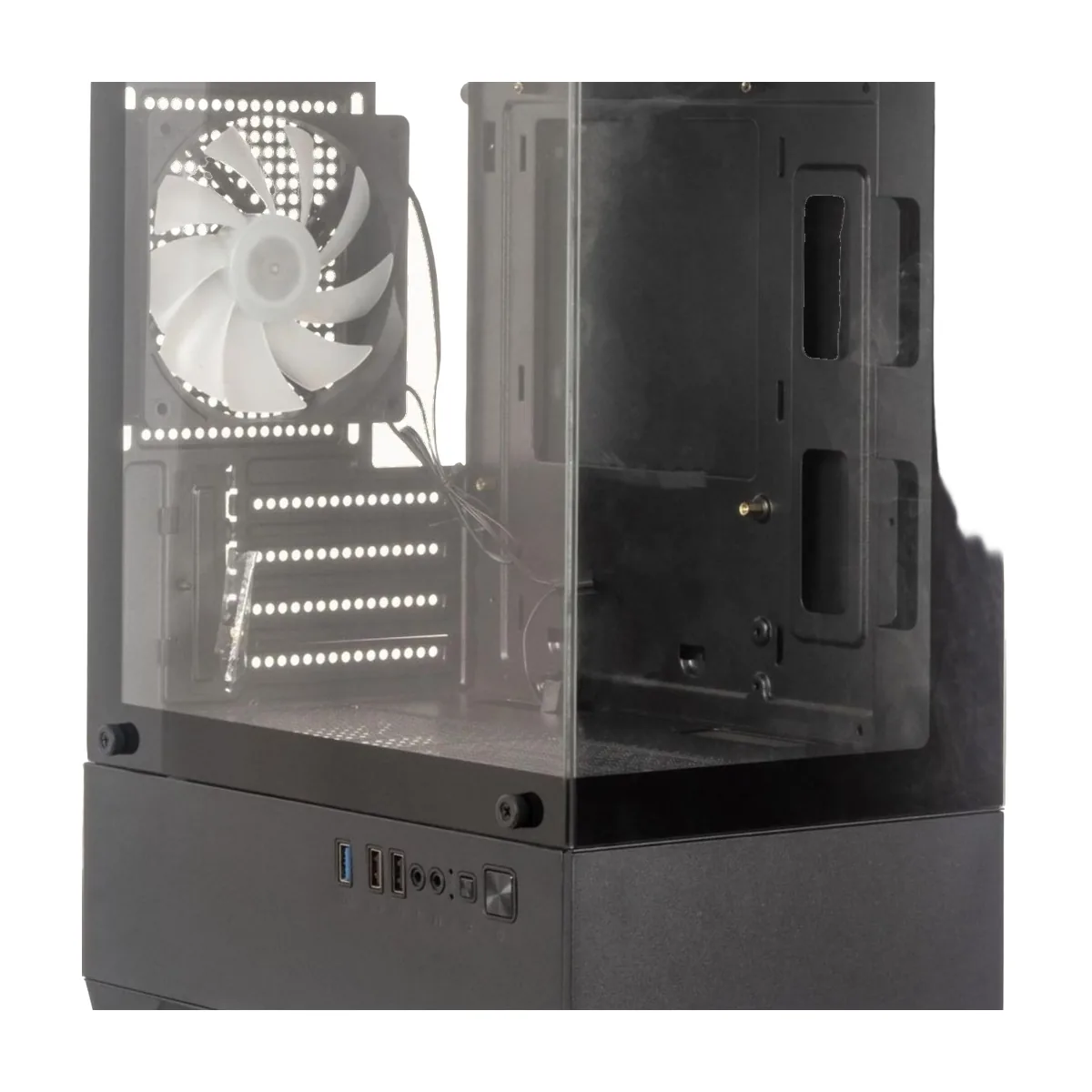 Компьютерный корпус Accord ACC-ZCU2B черный без БП mATX 1x120мм 1xUSB3.0 1xUSB3.1 audio