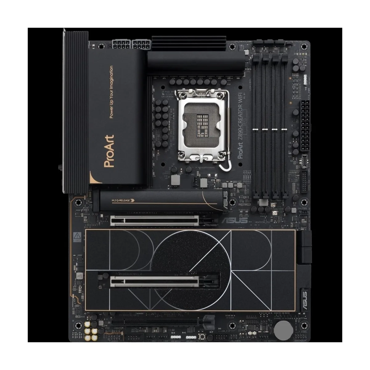 Материнская плата ASUS ProArt Z890-CREATOR WIFI, LGA1851, Intel Z890, 4xDDR5, 4xSATA, 5xM.2, 1xPCIe 5.0 x16, HDMI, USB Type-C, 2x10Gb LAN, Thunderbolt, 2x3.5 мм, 7.1, ATX