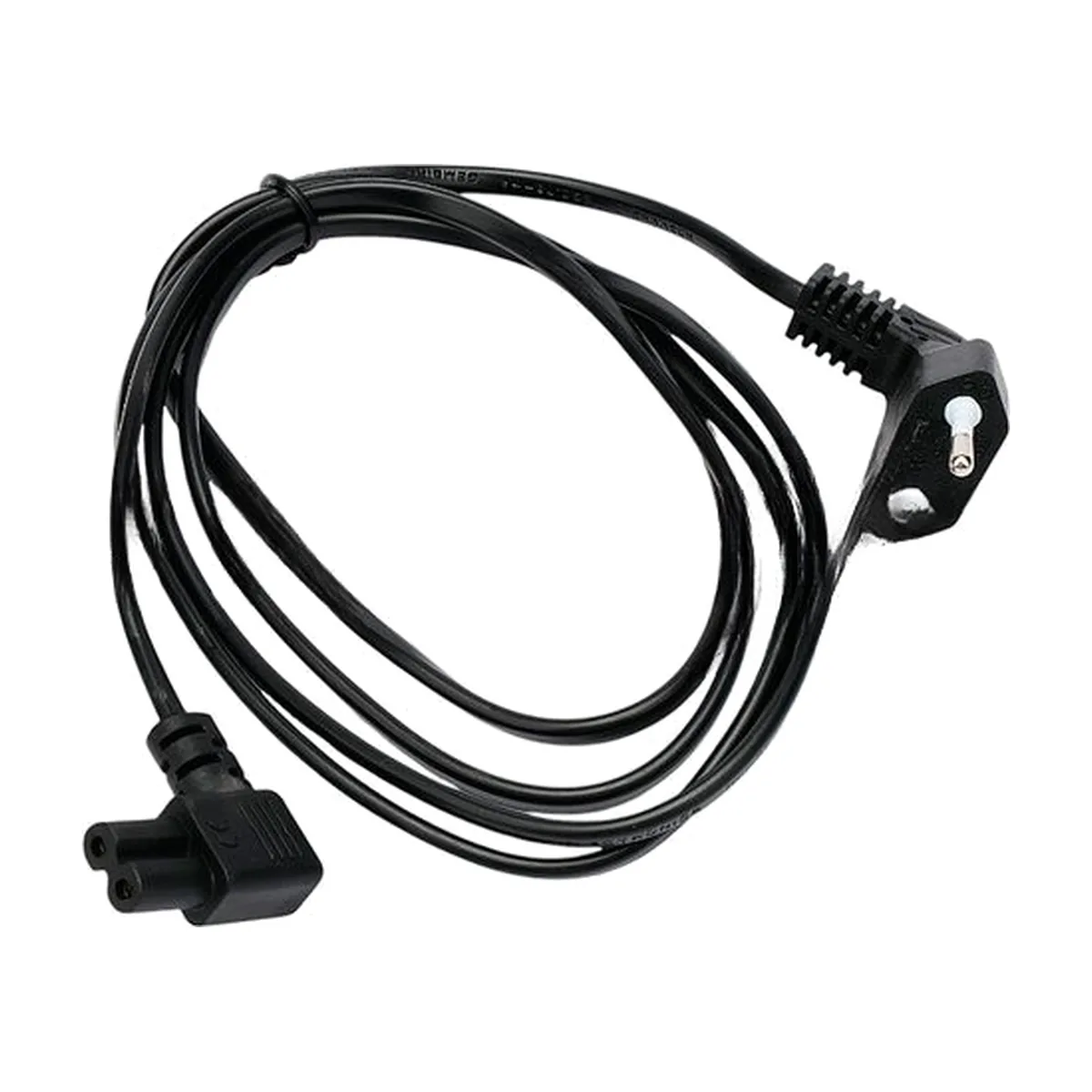 Кабель питания Cablexpert PC-184A-VDE-1.8M CEE 7/16-C7, 2x0.75мм2, 2.5А, VDE, угл.разъемы, 1.8м, черный, пакет