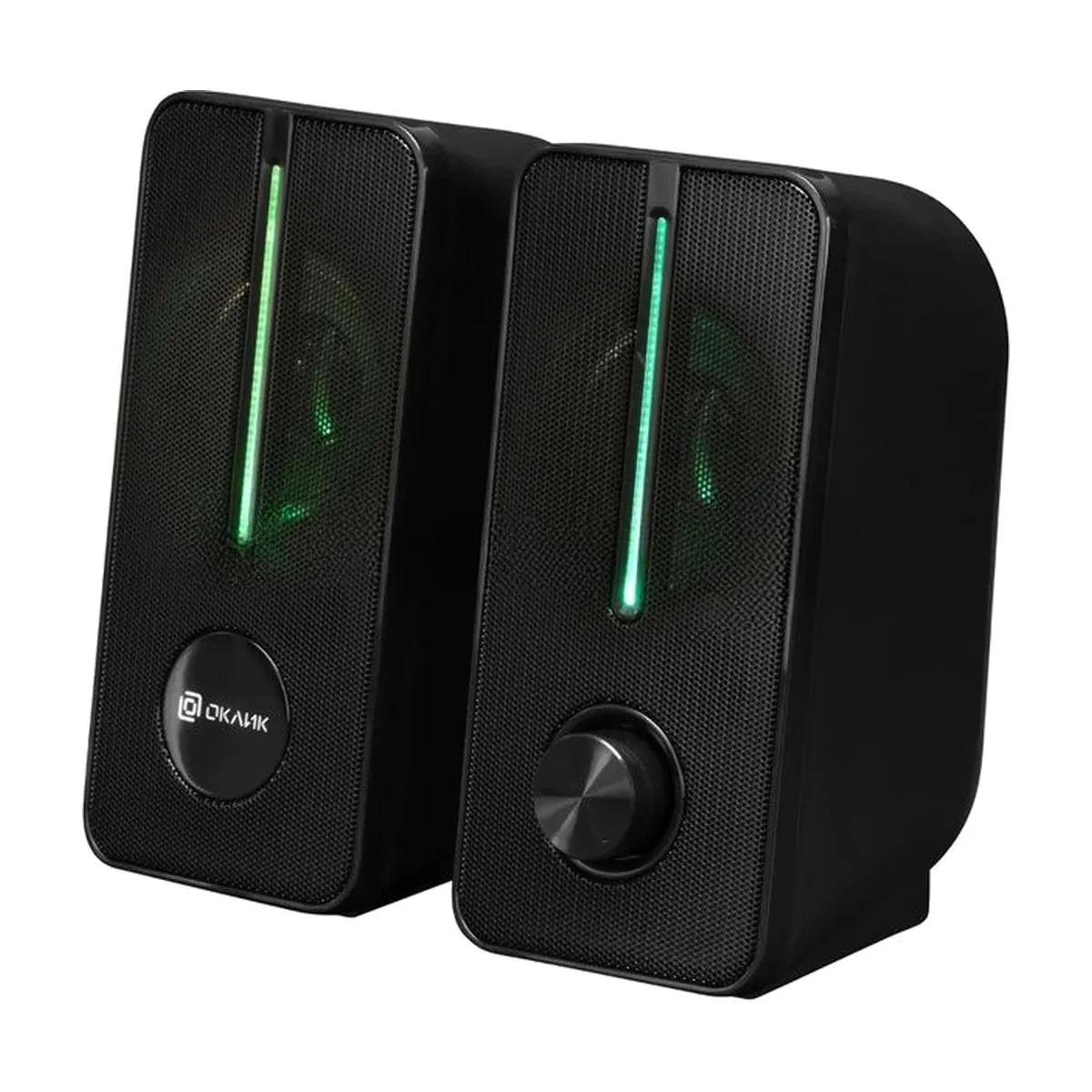 Акустическая система Оклик OK-120U 2.0 черный 6Вт
