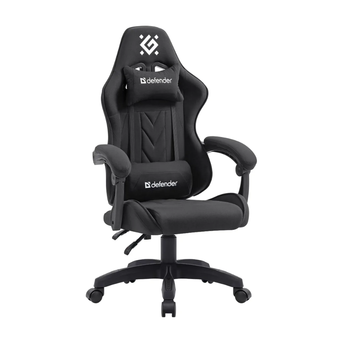 Кресло Defender Breeze черный, ткань, 120 кг