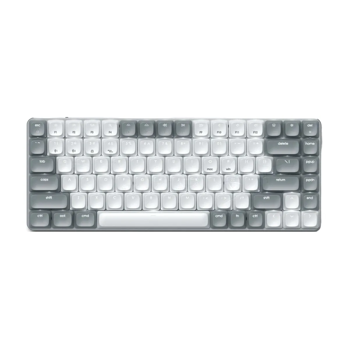 Клавиатура Satechi SM1 Slim Light гибридная, USB Type-A, Bluetooth, радиоканал, белый