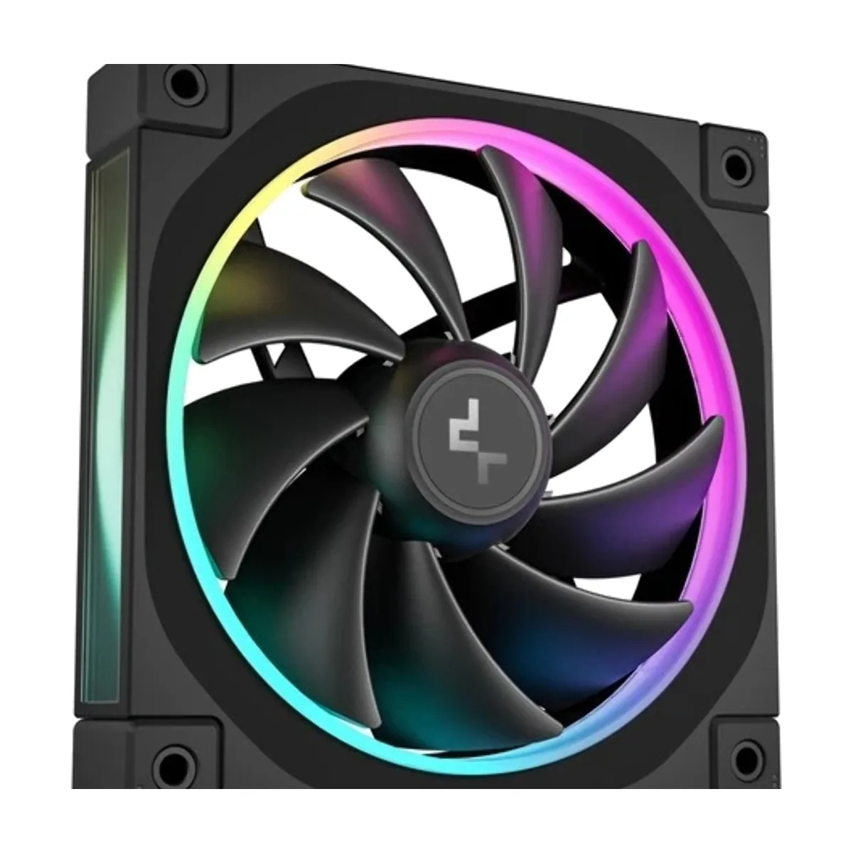 Вентилятор для корпуса DEEPCOOL FL12 черный, 120 мм, 2150 об/мин, 32 дБ, 4 pin