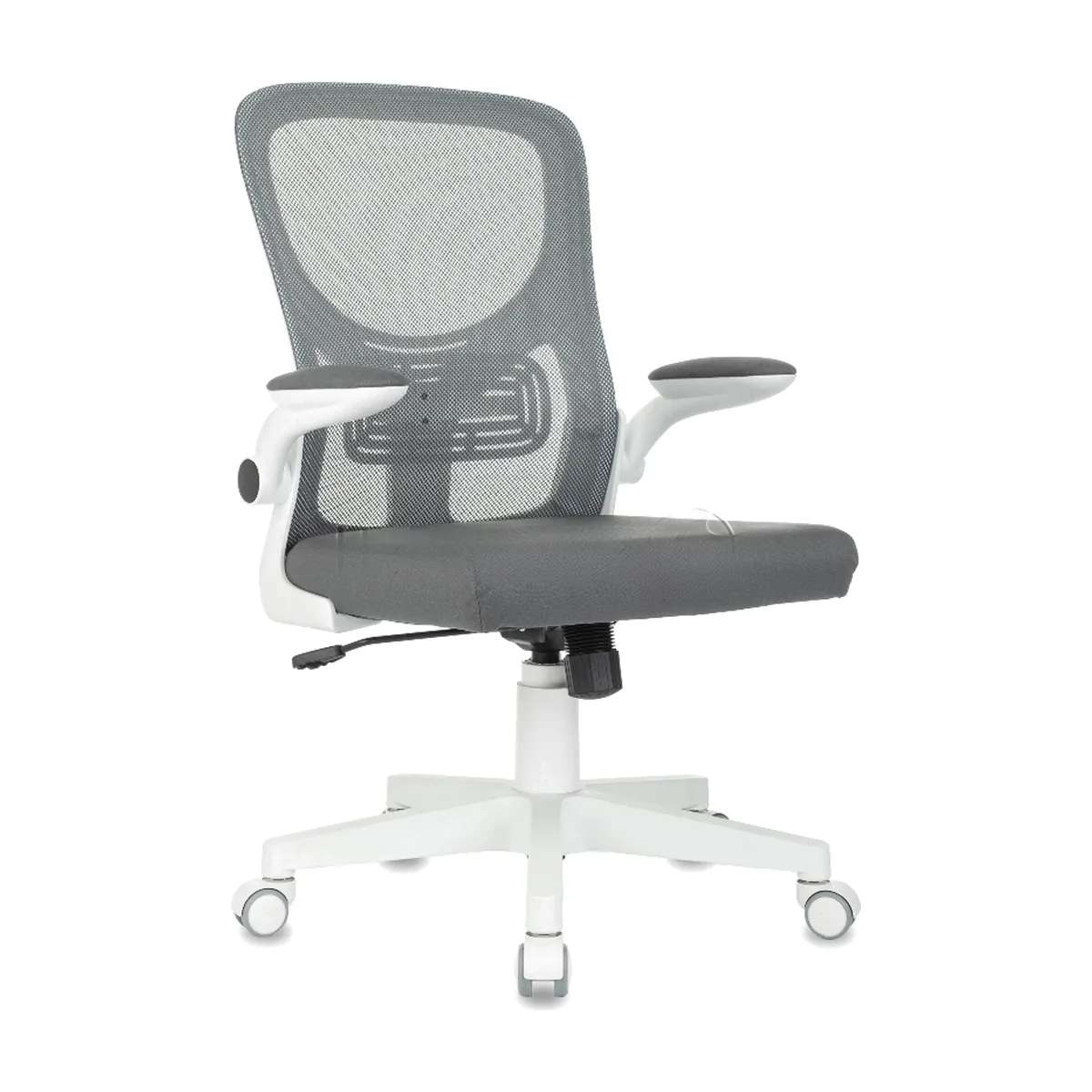 Кресло Бюрократ ASTER N-W TW-04 Neo Grey темно-серый, сетка/ткань, 120 кг, механизм качания