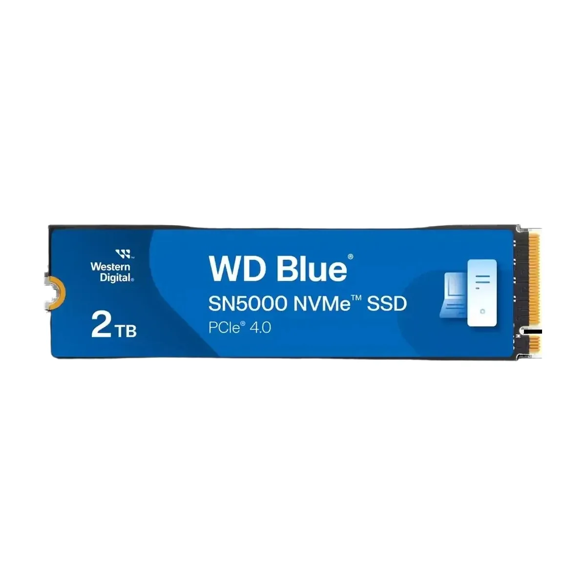 Накопитель SSD WD Blue SN5000 WDS200T4B0E, 2Tb, PCIe 4.0 x4, M.2 2280, NVMe, R/W 5150/4850