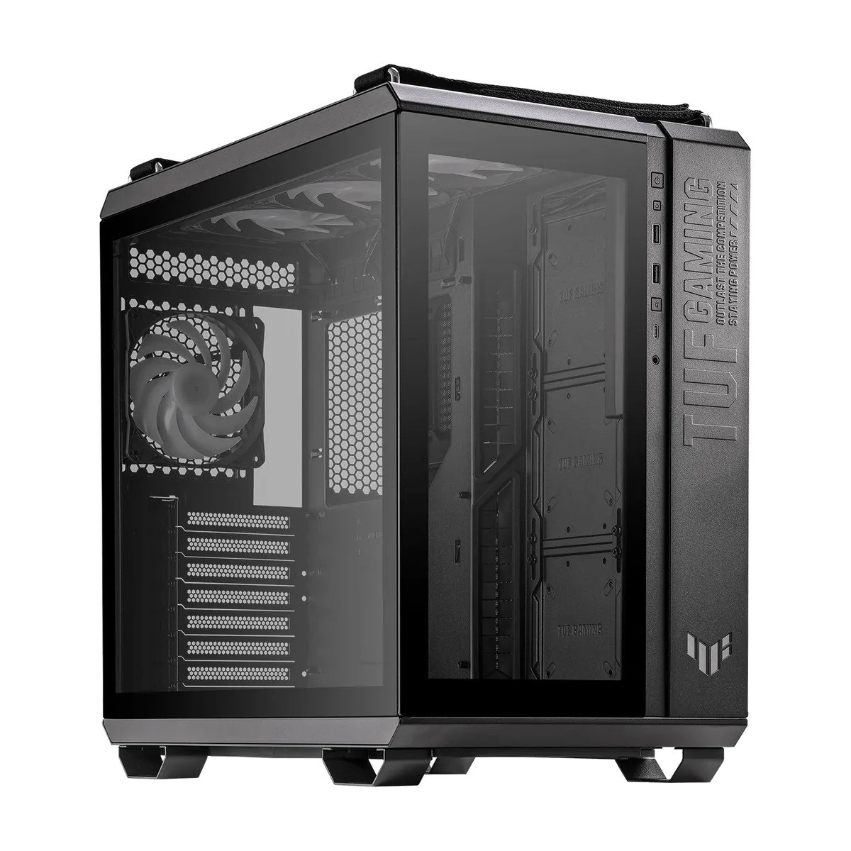 Компьютерный корпус ASUS TUF GAMING GT502 PLUS TG ARGb черный/GT502 PLUS/BLK/TG (90DC0090-B19010)