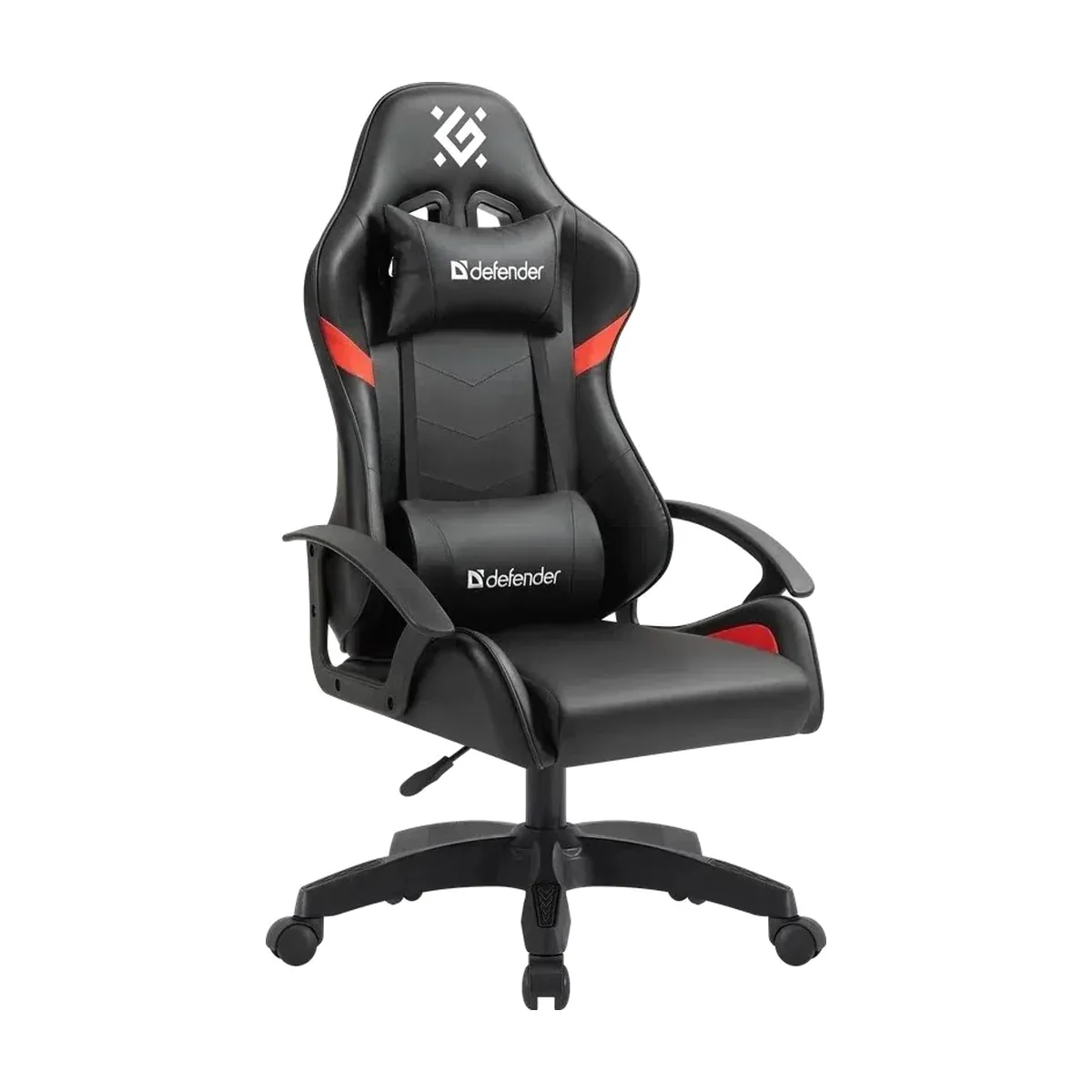Кресло игровое Defender Sharm черный/крас, класс 2, PU