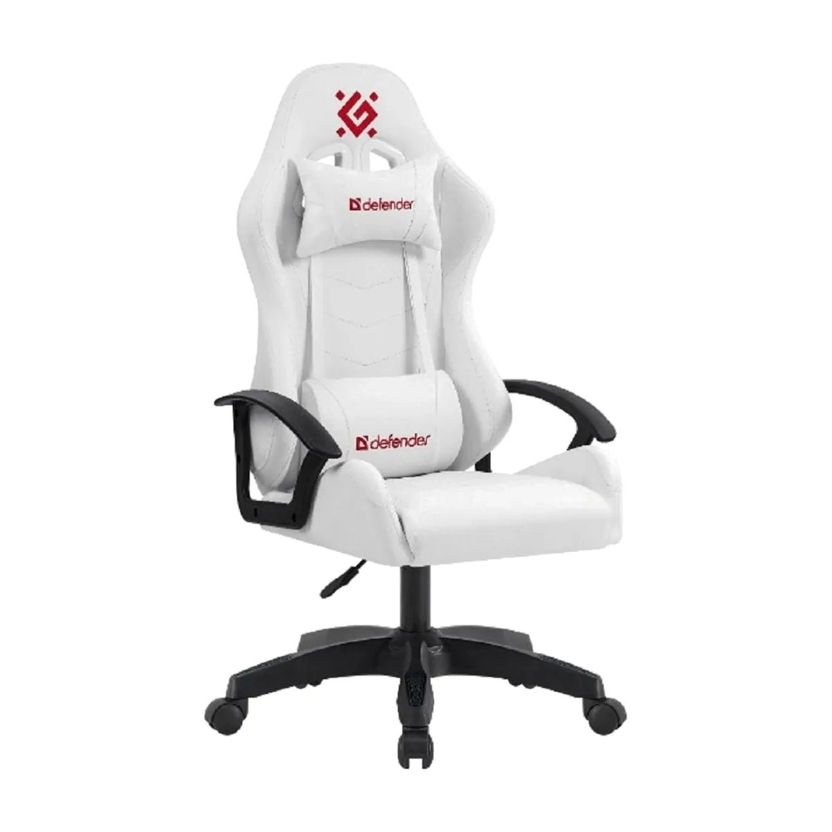 Кресло игровое Defender Lion белый, класс 2, PU
