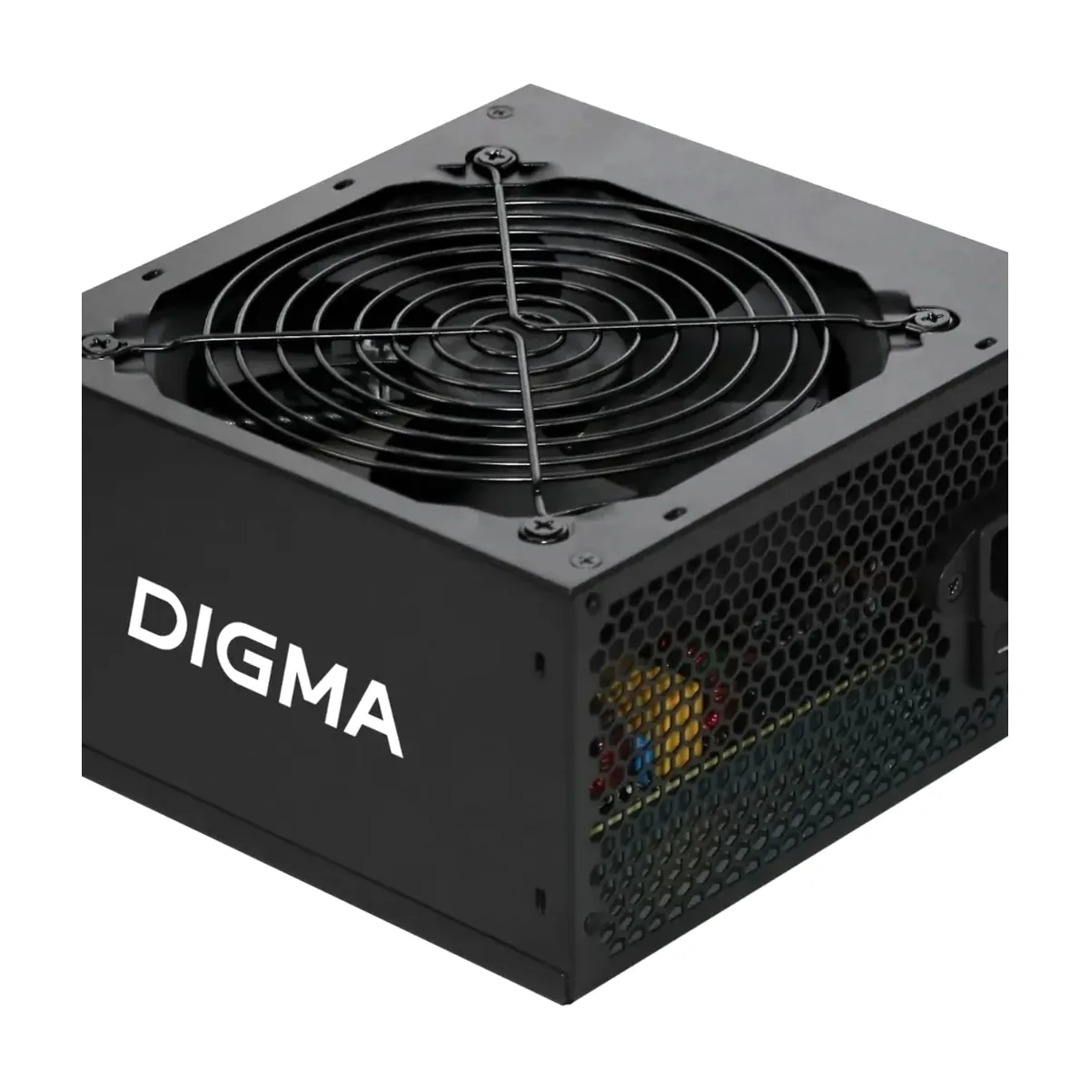 Блок питания Digma DPSU-400W-WH, 400 Вт, 80 PLUS белый, 120 мм, черный