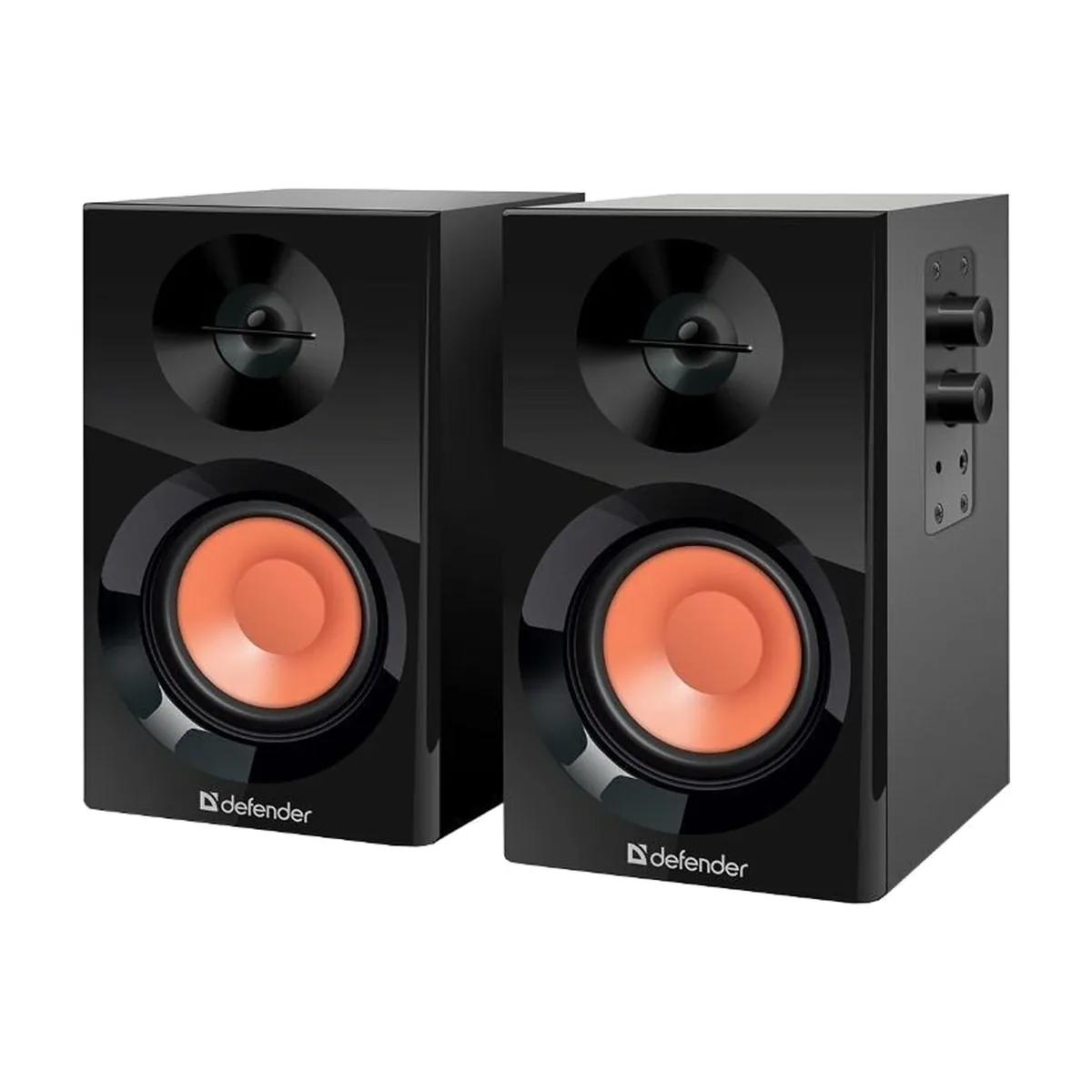 Акустическая система Defender AURORA S12 2.0, Актив.колонки 2x6 W (RMS),100 Гц - 20 кГц