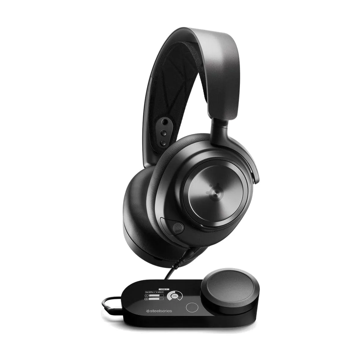 Гарнитура SteelSeries Arctis Nova Pro чёрный, проводная, USB, совместимость с PS5, Xbox