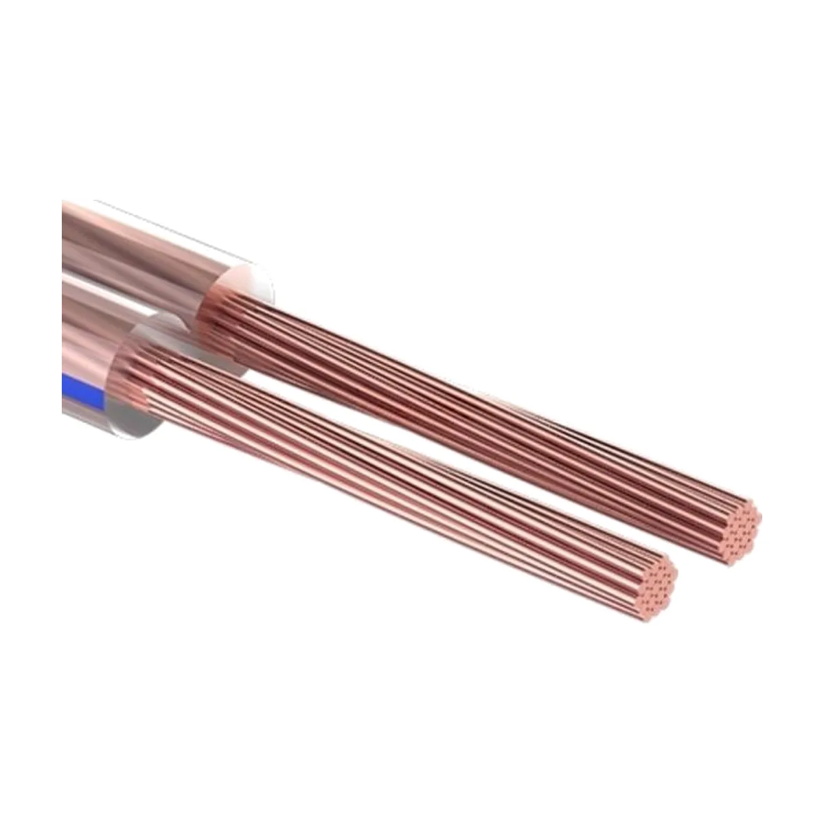 Кабель акустический PROconnect 2х0.50 кв.мм, прозрачный BLUELINE, 100 м
