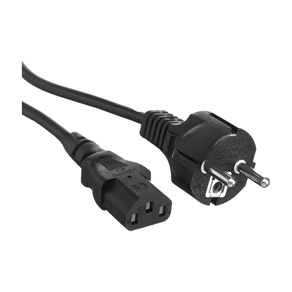 Шнур сетевой Rexant СЕЕ 7/7 (Schuko) – IEC 320 C13 3x1,0мм², длина 1,2м