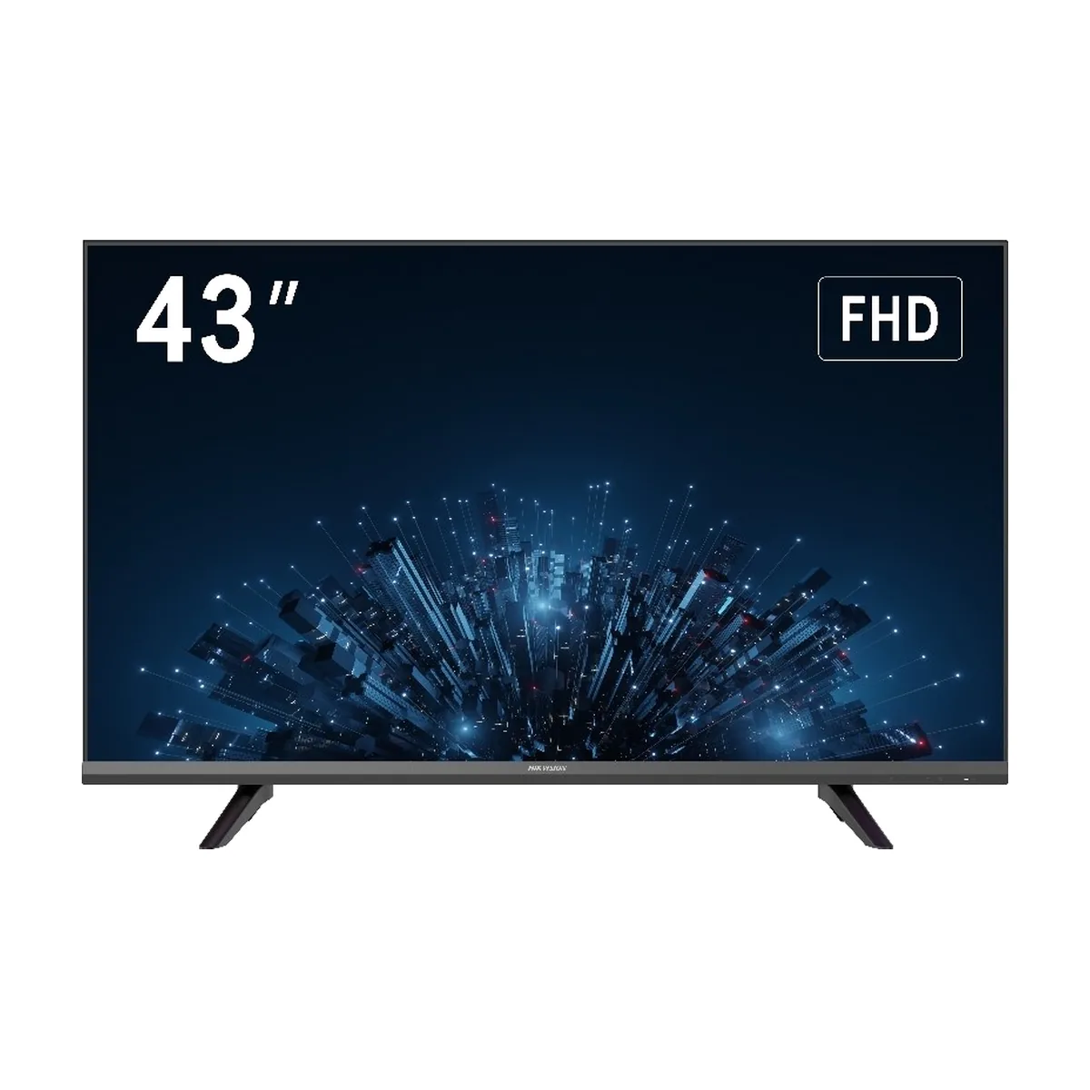 Монитор 43" Hikvision DS-D5043F3-1V0S VA 1920x1080, 60 Гц, 6.5 мс, 16:9, 300 кд/м², VGA, HDMI 1.4, 3.5 Jack, динамики (2x10 Вт), USB 2.0, черный
