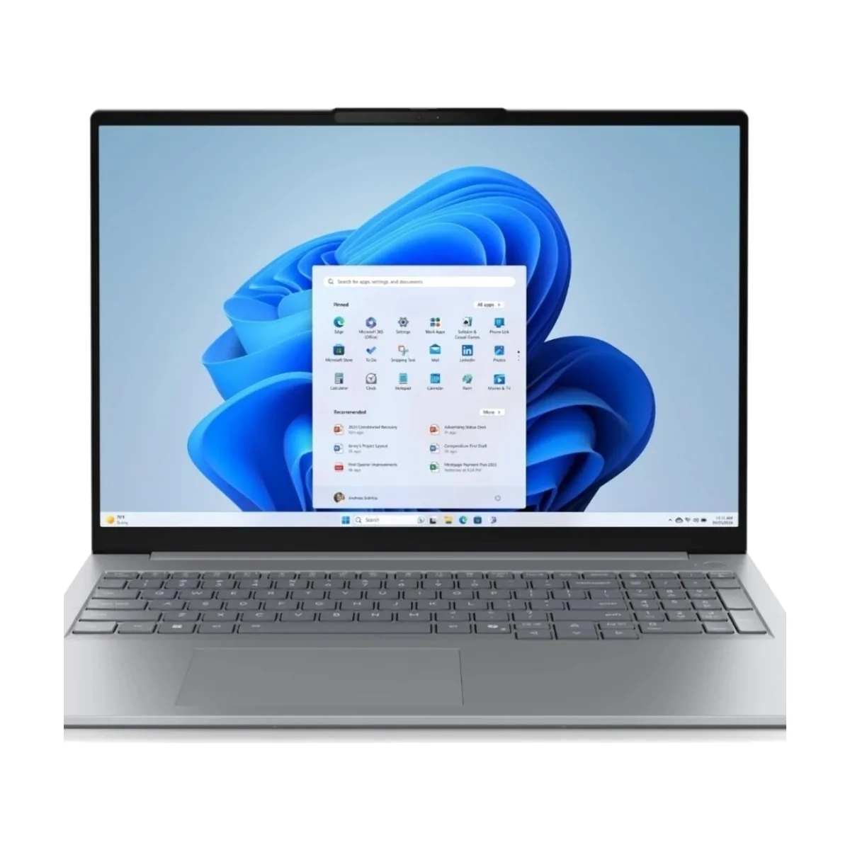 Ноутбук Lenovo ThinkBook 16 G8 IAL/16"/IPS/Intel Core Ultra 7 255H/16Gb/512Gb SSD/Intel Arc Graphics/noOS/серый/1.7kg