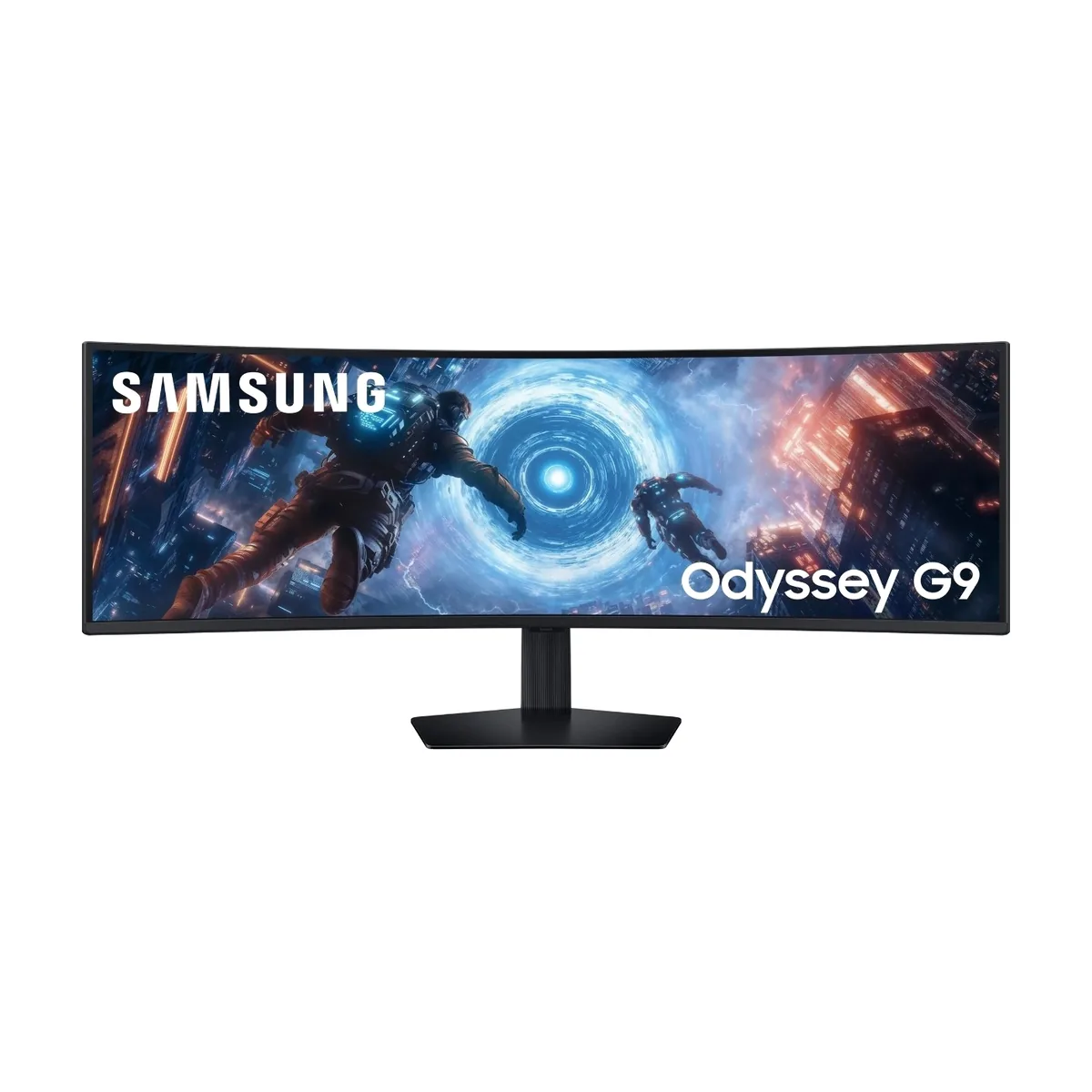 Монитор 49" Samsung Odyssey G9 S49FG916EIXCI VA 5120x1440, 144 Гц, 1 мс, 32:9, 350 кд/м², 2xHDMI 2.1, DP 1.4, 3.5 Jack, USB Hub (2x USB 3.0), FreeSync, изогнутый экран (1000R), черный