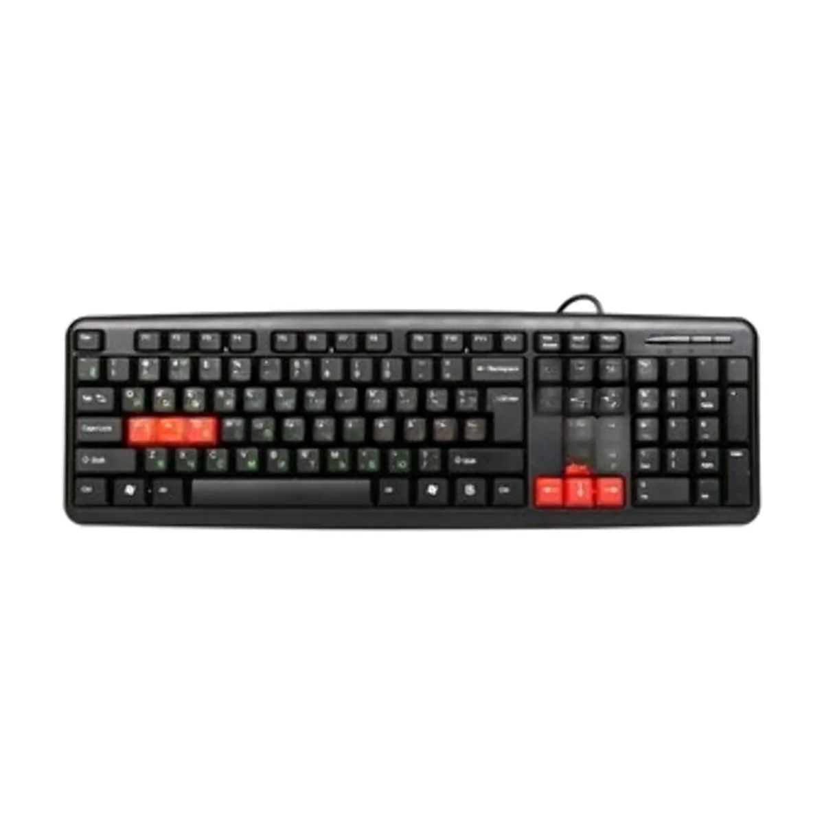 Клавиатура проводная NAKATOMI KN-02U USB черный