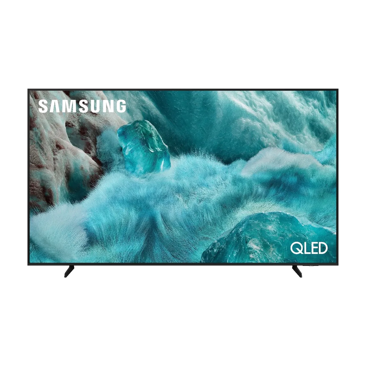 Телевизор Samsung 75" QE75Q7FAAUXRU черный QLED 4K UHD 50Hz Smart TV