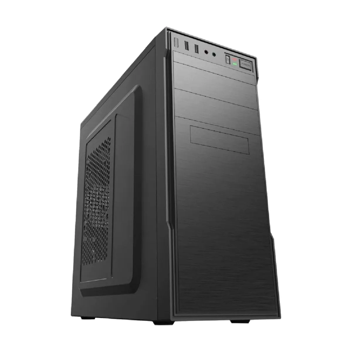 Компьютерный корпус с блоком питания 450Вт./Case Forza ATX, 450W, 1xUSB 2.0+1xUSB 3.0, Black, w/o FAN, 8 см fan PSU, power cord