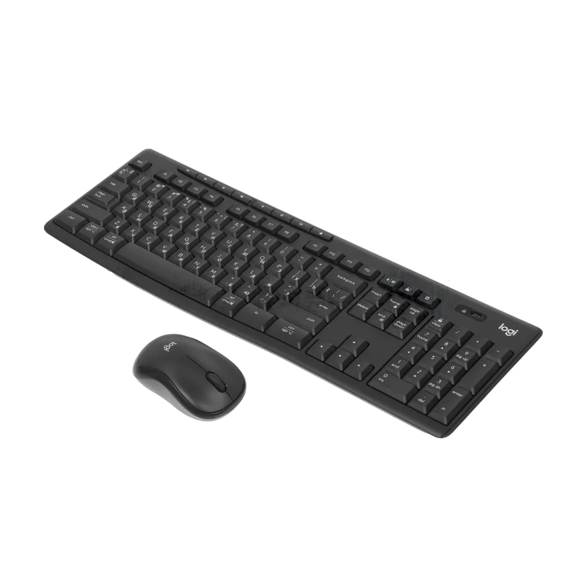 Комплект клавиатура+мышь Logitech MK370 беспроводной, USB, чёрный