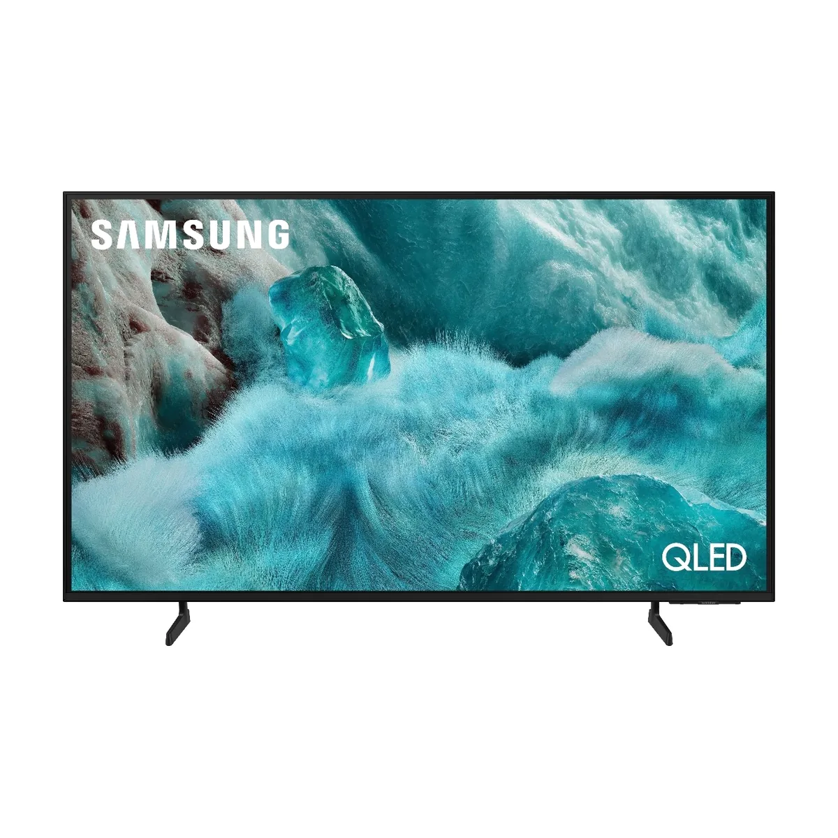 Телевизор Samsung 43" QE43Q7FAAUXRU черный QLED 4K UHD 60Hz Smart TV