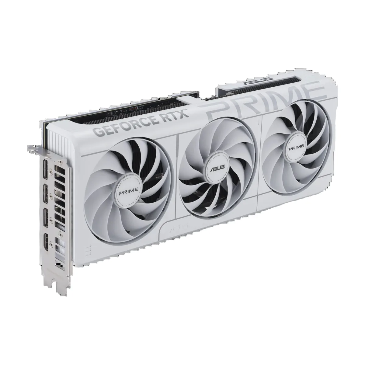 Видеокарта ASUS GeForce RTX 5070 PRIME White OC Edition, 12 GB GDDR7, 192 bit, 3xDisplayPort, HDMI, GPU 2325 MHz