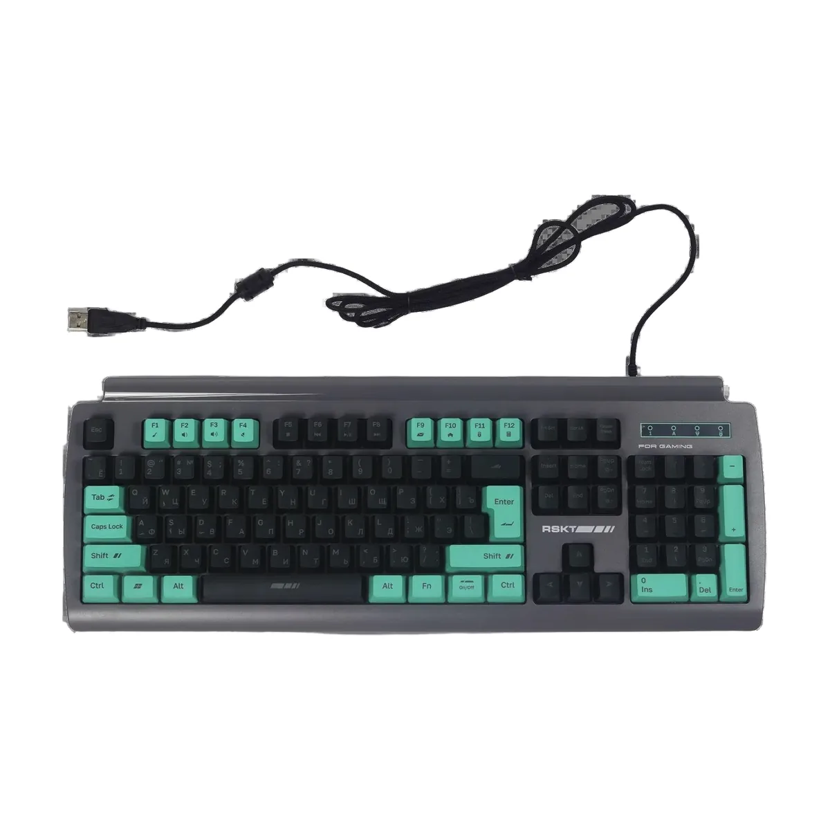 Клавиатура Raskat KG001 проводная, USB Type-A, серый
