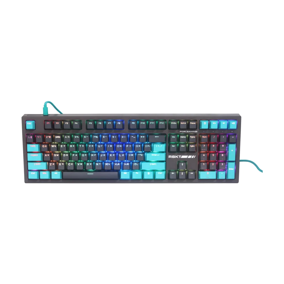Клавиатура Raskat KG002 проводная, USB Type-A, чёрный