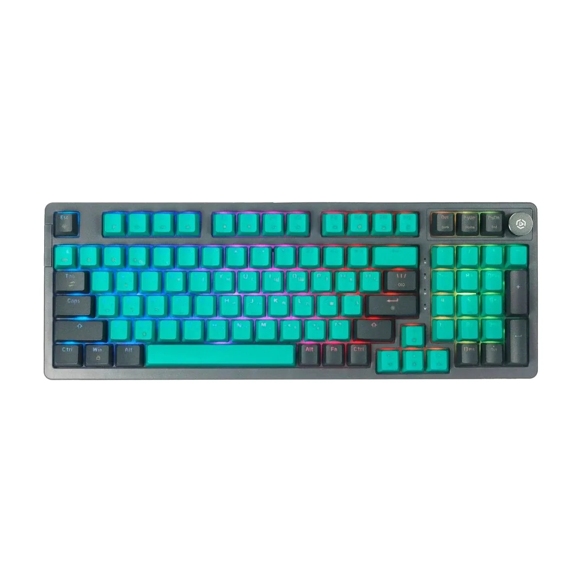 Клавиатура Raskat KM005 проводная, USB Type-A, чёрный/серый