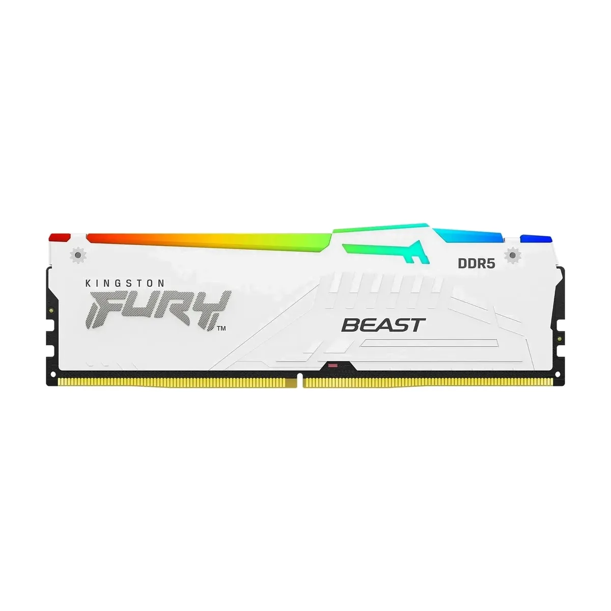 Оперативная память DDR5 16Gb 5600MHz Kingston KF556C36BWEA-16 Fury Beast Expo RGb RTL Gaming PC5-44800 CL36 DIMM 288-pin 1.25В kit single rank с радиатором Ret