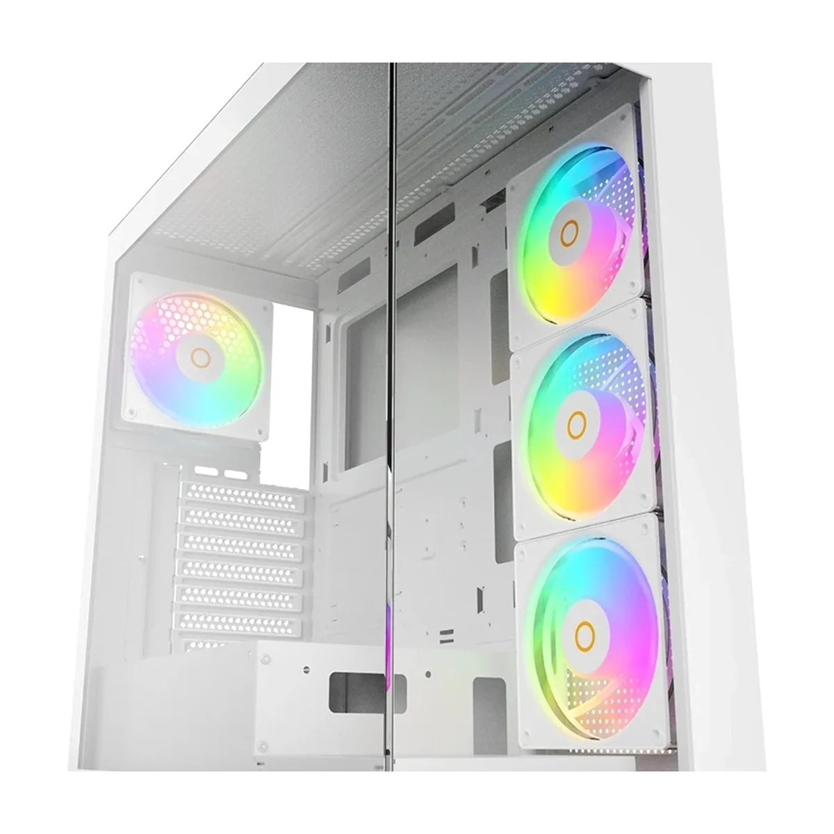 Компьютерный корпус Ocypus Gaммa C72 WH ARGB ATX/win/white/4 ARGB fans/no PSU/Tempered Glass
