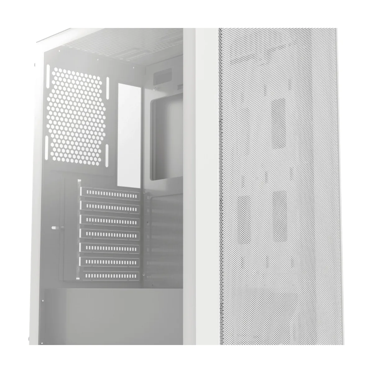 Компьютерный корпус Ocypus Gamma C60 WH ATX/win/white/no PSU/Tempered Glass