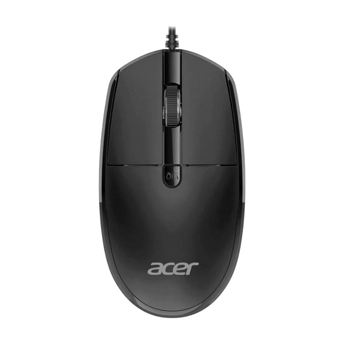 Мышь проводная Acer OMW401 черный, 2000 dpi, USB, кнопки - 4