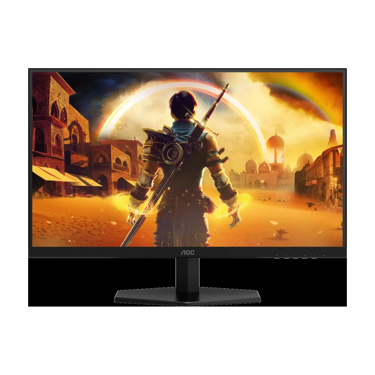 Монитор 27" AOC 27G42E Fast IPS 1920x1080, 180 Гц, 0.5 мс, 16:9, 300 кд/м², HDMI 2.0, DP 1.4, 3.5 Jack, Adaptive-Sync, HDR10, черный