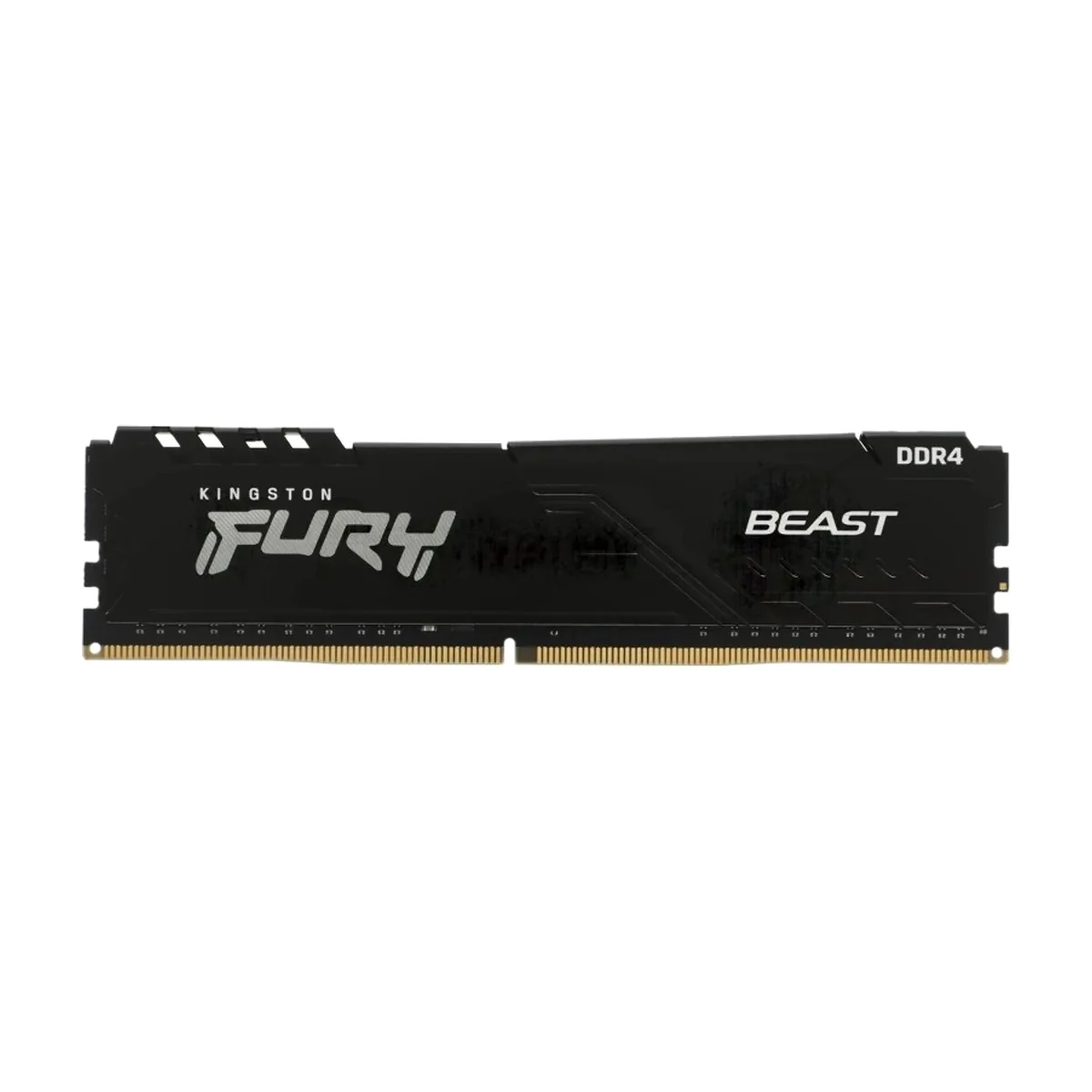 Оперативная память Kingston Fury Beast Black, DDR4, 8GB (1x8GB), 3200MHz, CL16, с радиатором, черный