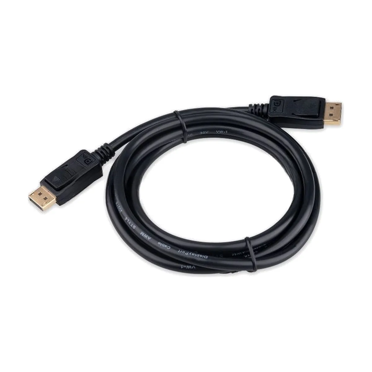 Кабель DisplayPort Cablexpert CC-DP8K-2M, 20M/20M, v1.4, 8К, медь, тройной экран, 2м, черный, пакет