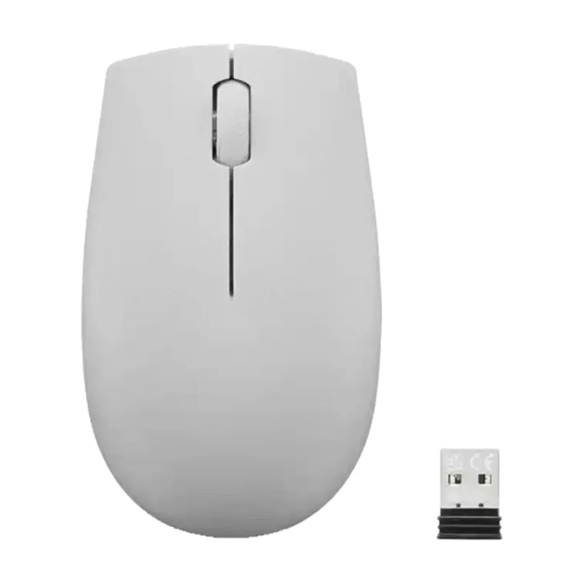 Мышь беспроводная Lenovo 300 серый, 1000 dpi, радиоканал, USB, кнопки - 3