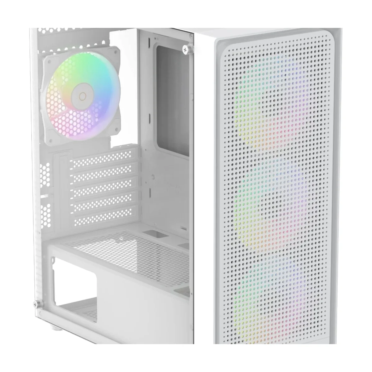 Компьютерный корпус Ocypus Gaммa C50 WH ARGB, MATX, USB 3.0*1+USB 2.0*2, FRONT 3x120мм ARGB, REAR 1x120мм ARGB
