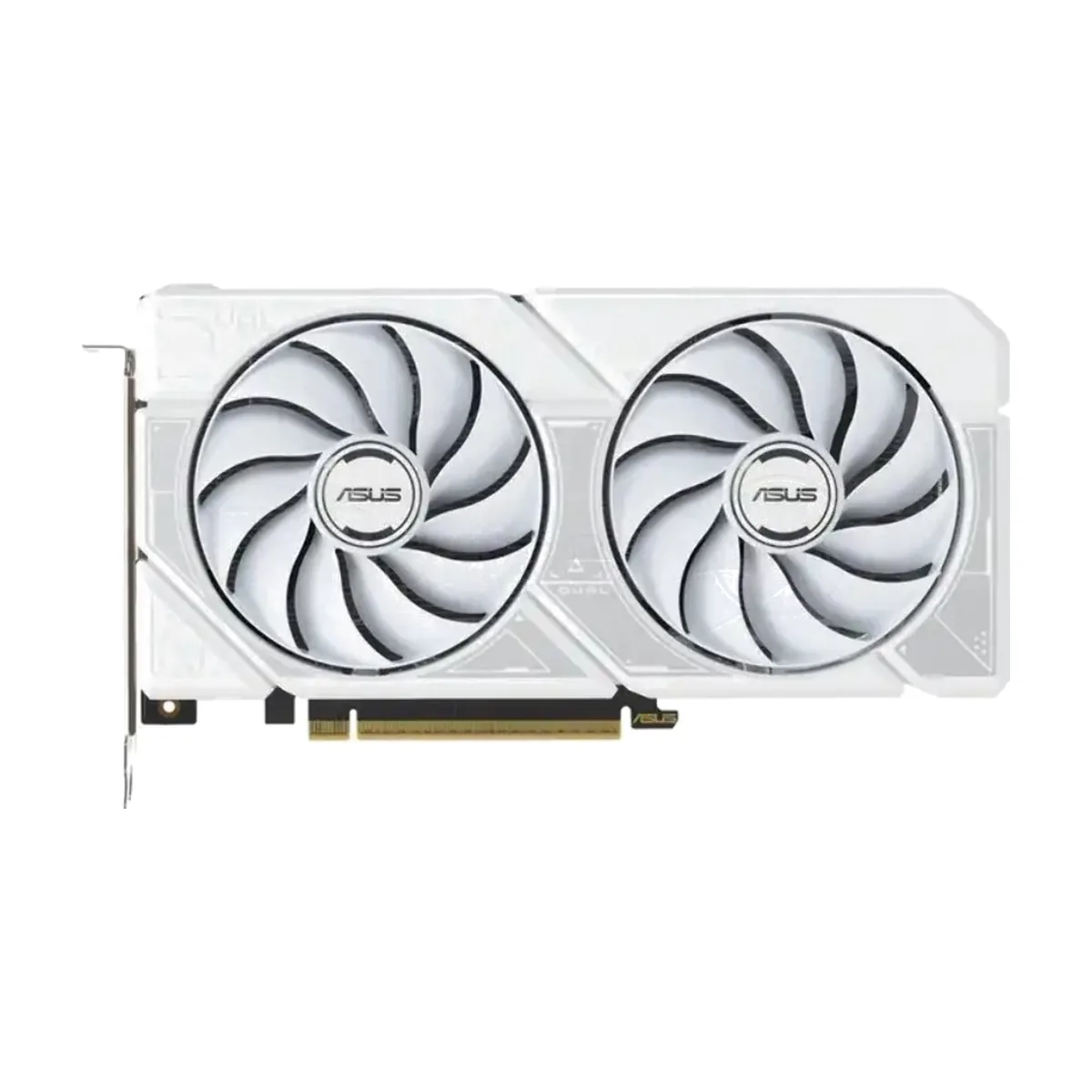 Видеокарта ASUS GeForce RTX 5060 TI DUAL WHITE OC, NVIDIA RTX 5060 Ti, 16 ГБ GDDR7, 128 бит, PCI-e 5.0, 1xHDMI, 3xDP, 2632 МГц