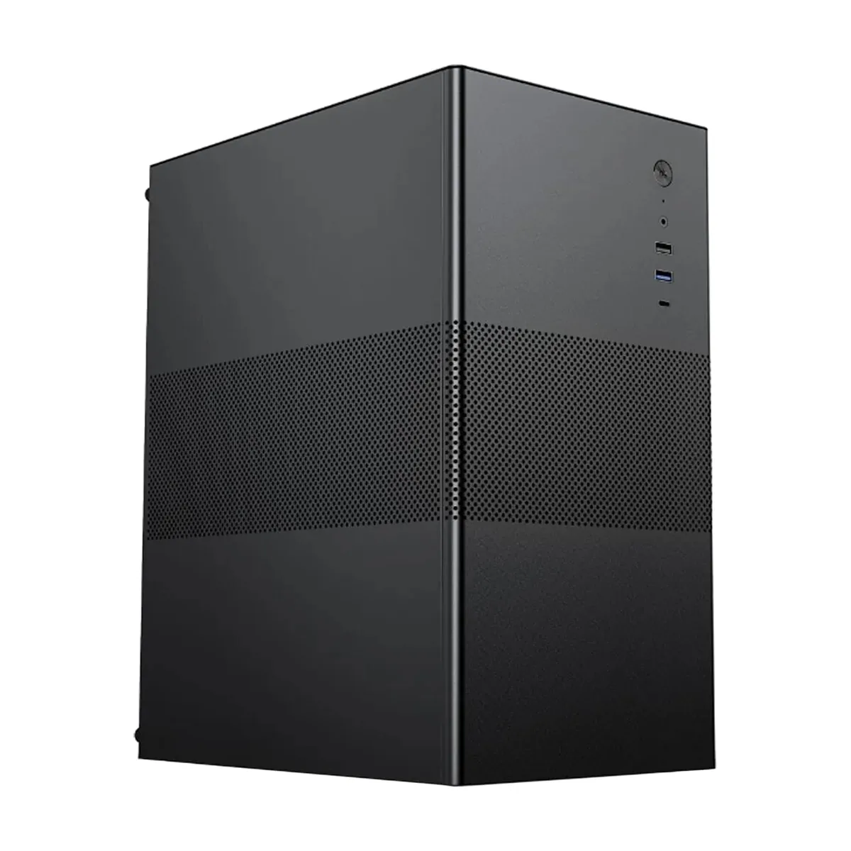 Компьютерный корпусй ACD Coffer 109B mATX, Type-C + USB 3.0 + USB ports + HD audio combo, Mesh, черный.