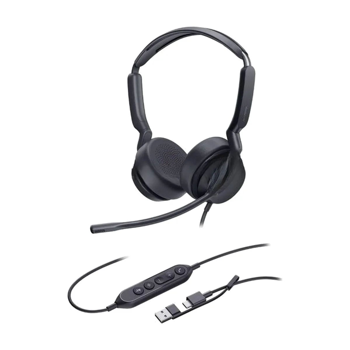 Гарнитура Yealink UH42 Dual UC чёрный, проводная, USB