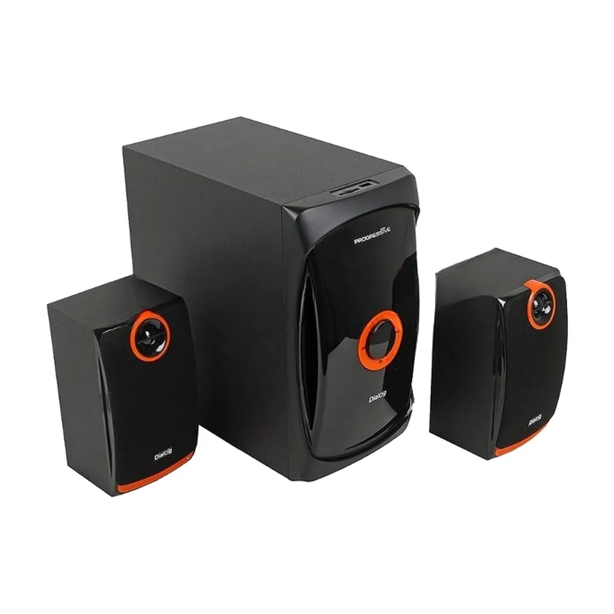 Акустическая система Dialog Progressive AP-200 черный2.1, 30W+2*15W RMS, USB+SD reader
