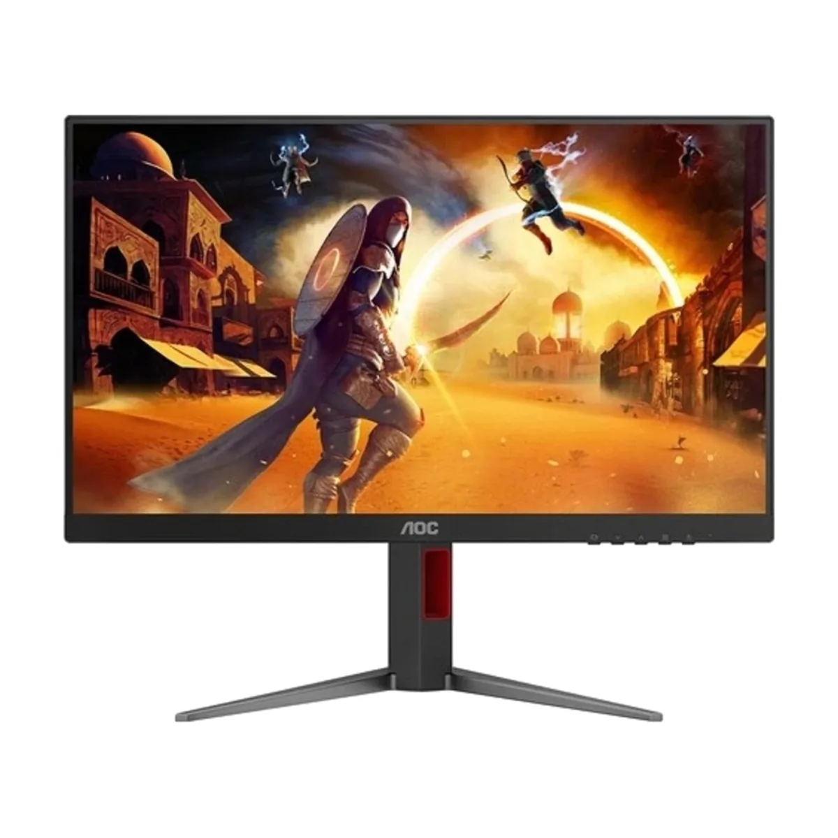 Монитор 23.8" AOC 24G4H IPS 1920x1080, 200 Гц, 0.3 мс (MPRT), 16:9, 300 кд/м², HDR10, HDMI 2.0, DP 1.4, 3.5 Jack, FreeSync, черный