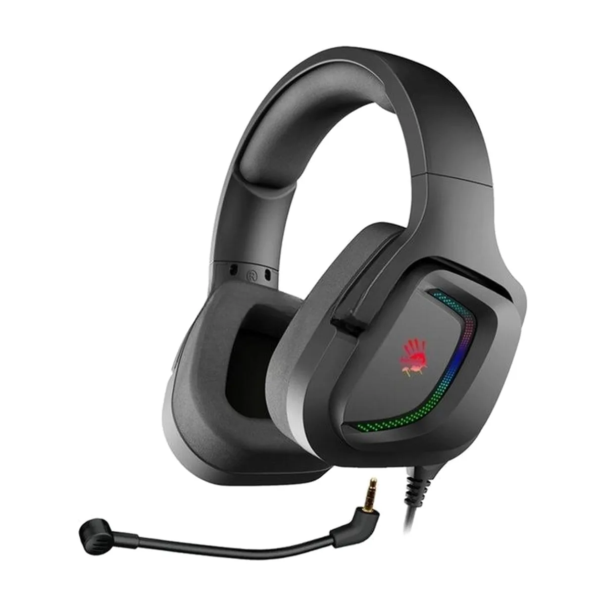 Гарнитура Bloody G573P чёрный, проводная, подсветка, совместимость с PS5, Xbox