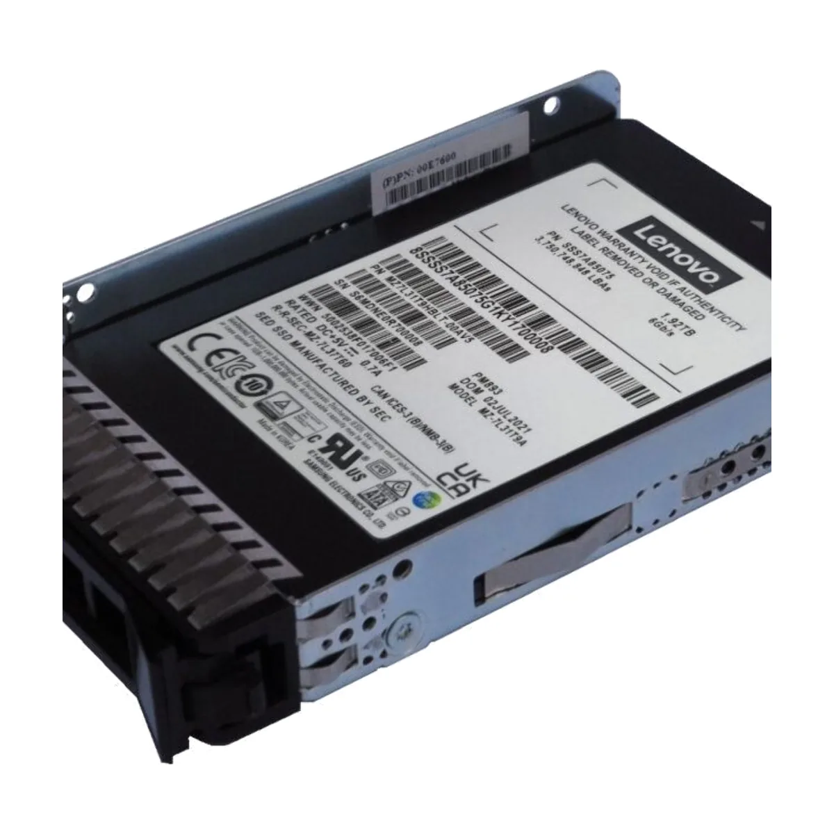 Накопитель SSD Lenovo ThinkSystem 3.5" VA 1.92Tb Read Intensive SATA 6Gb HS SSD v2
