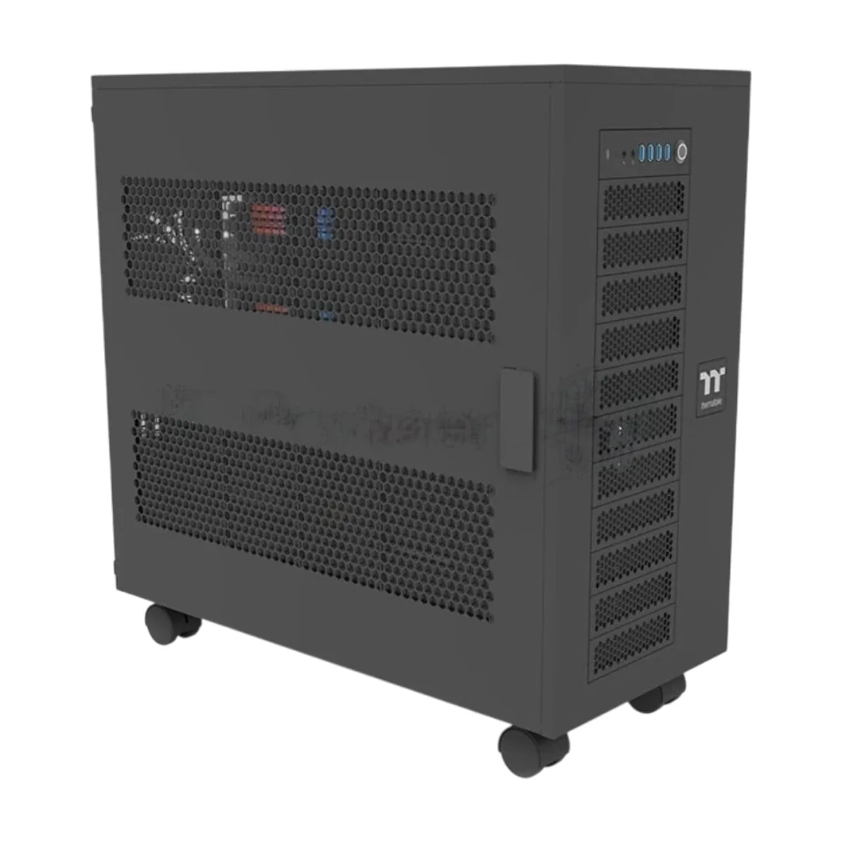 Корпус Thermaltake AX700 Black, Super-Tower, чёрный