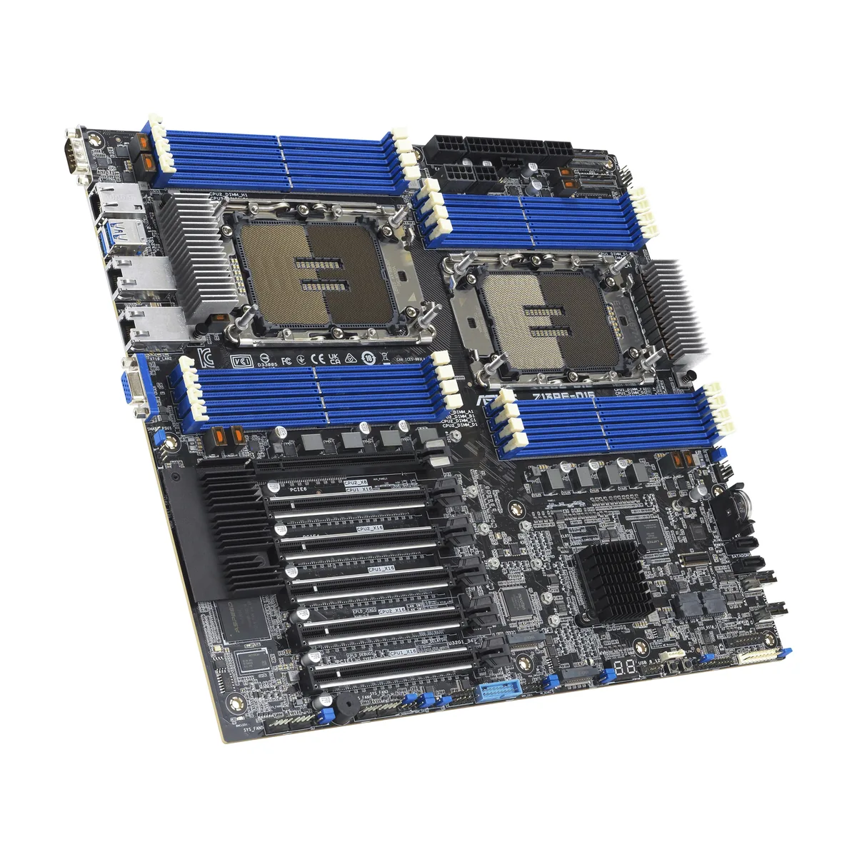 Материнская плата ASUS Z13PE-D16, LGA 4677, Intel C741, 16xDDR5, 10xSATA, 2xM.2, 5xPCIe 5.0 x16, 2x25Gb LAN, E-ATX