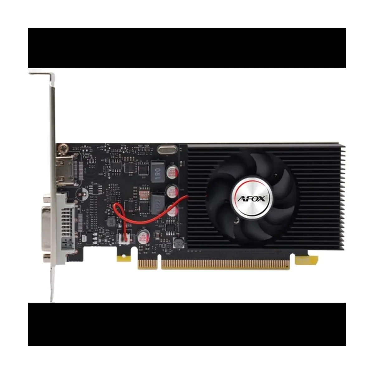 Видеокарта AFOX GeForce GT 1030, 2GB GDDR5, 64 bit, DVI-D, HDMI, GPU 1468 MHz
