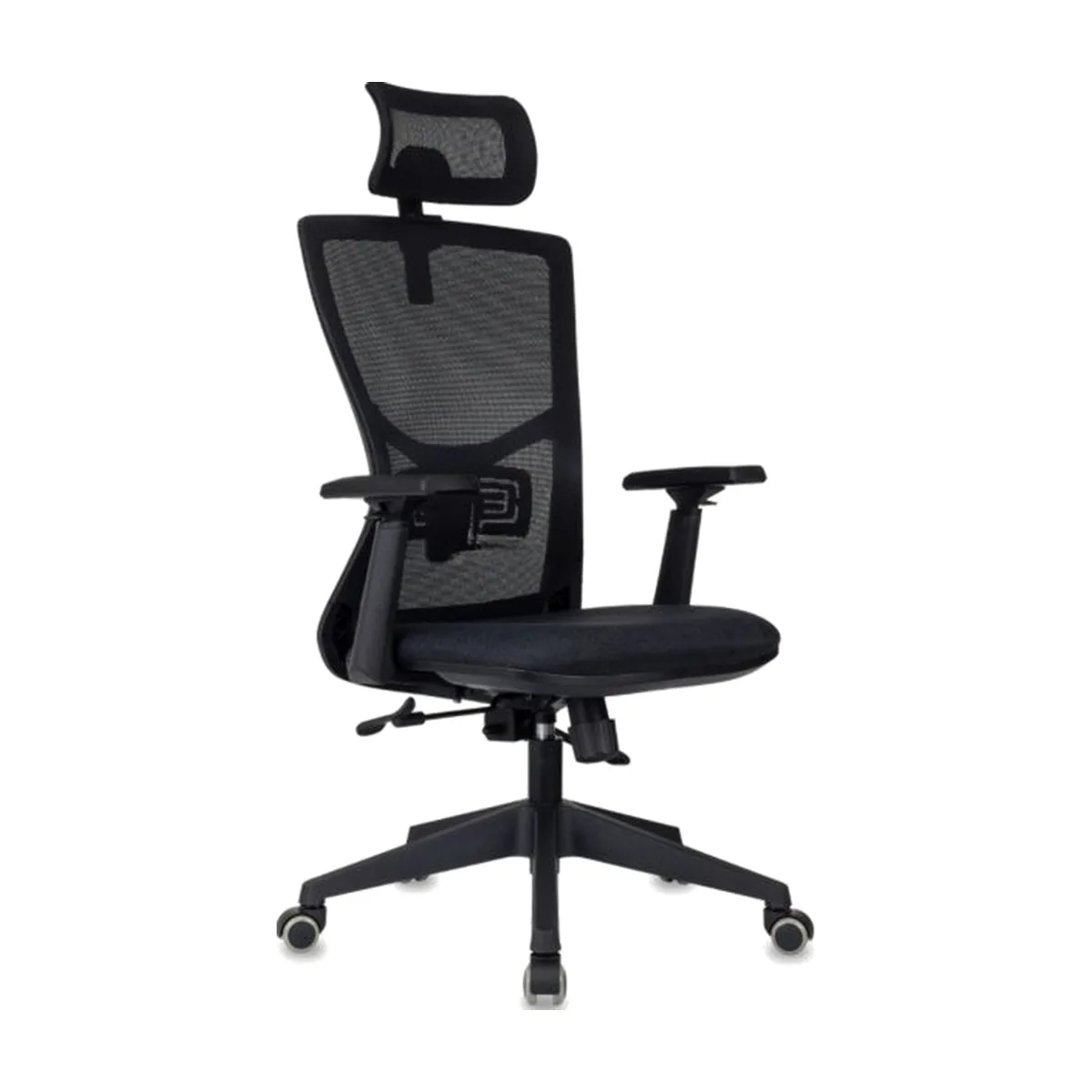 Кресло руководителя Бюрократ MC-811-H черный Elastic-102 крестов. пластик